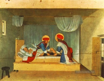 st sebastian Ölbilder verkaufen - Die Heilung von Justinian von St Cosmas und St Damian Renaissance Fra Angelico